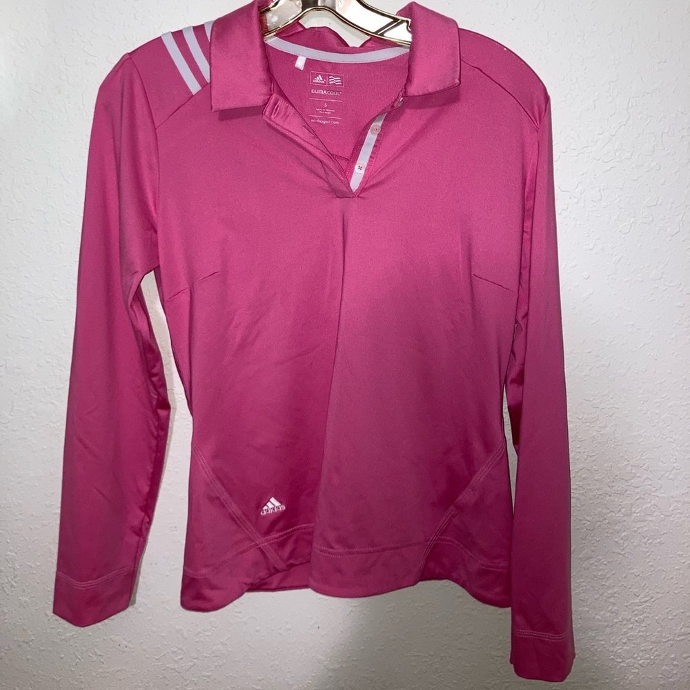 Adidas Climacool Long Sleeve Golf Shirt